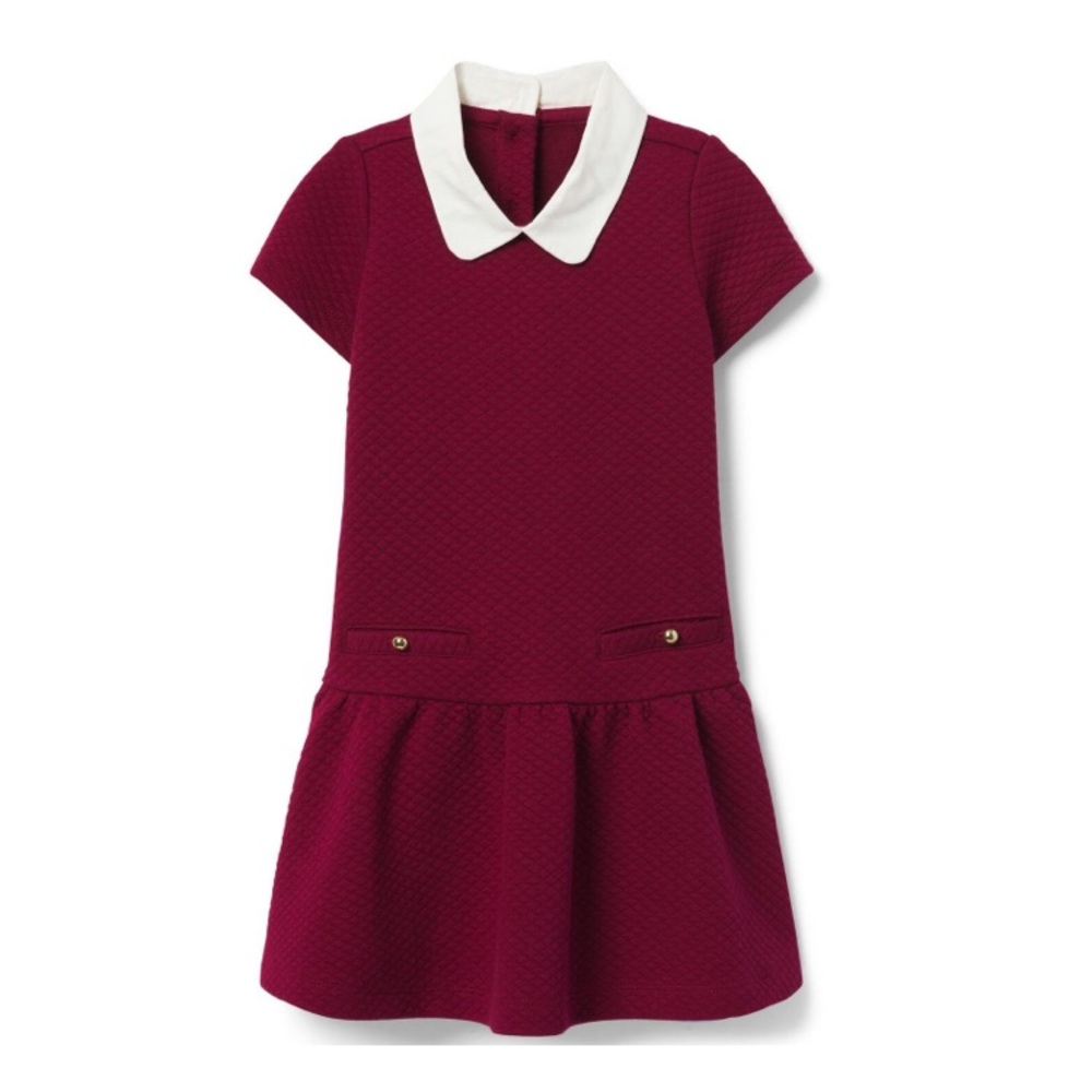 Janie and Jack Quilted Dropwaist Dress - 12-18mo